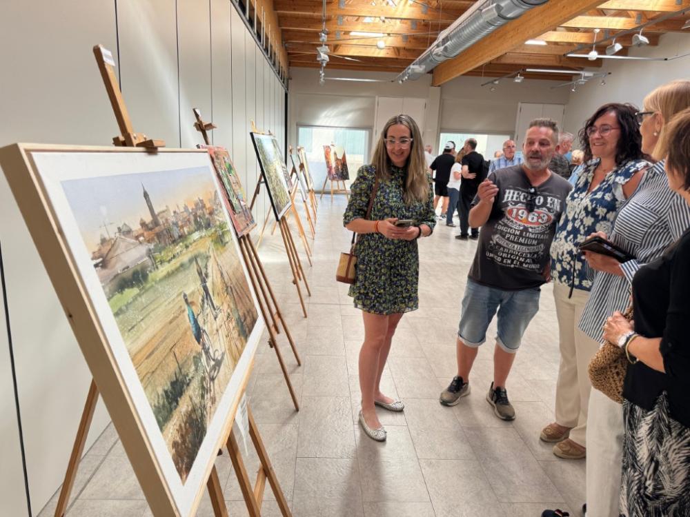 Imagen Abel Florido repite triunfo en el Concurso de Pintura Rápida ‘Memorial Pepe Beltrán’ de Binéfar