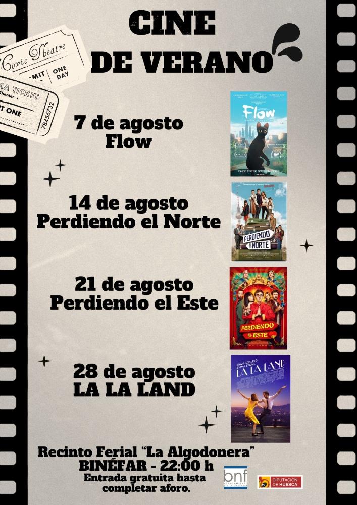 Imagen Binéfar organiza un ciclo de cine familiar y gratuito en el recinto ferial de La Algodonera