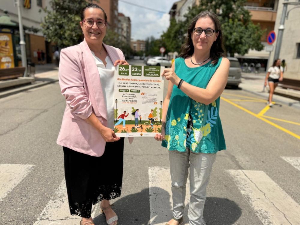 Imagen Binéfar propone aparcar este fin de semana el coche y caminar o coger las bicicletas en su jornada de movilidad sostenible