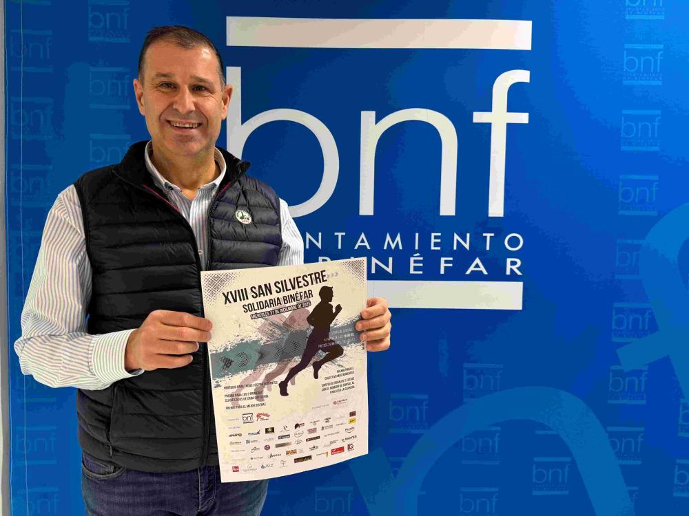 Imagen Binéfar despide el año con la Carrera Solidaria de San Silvestre a beneficio de Cáritas