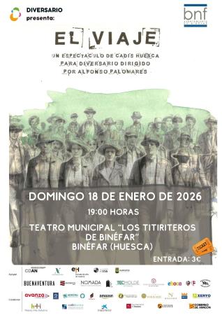 Imagen Teatro inclusivo en Binéfar el domingo 18 con la representación de ‘El...