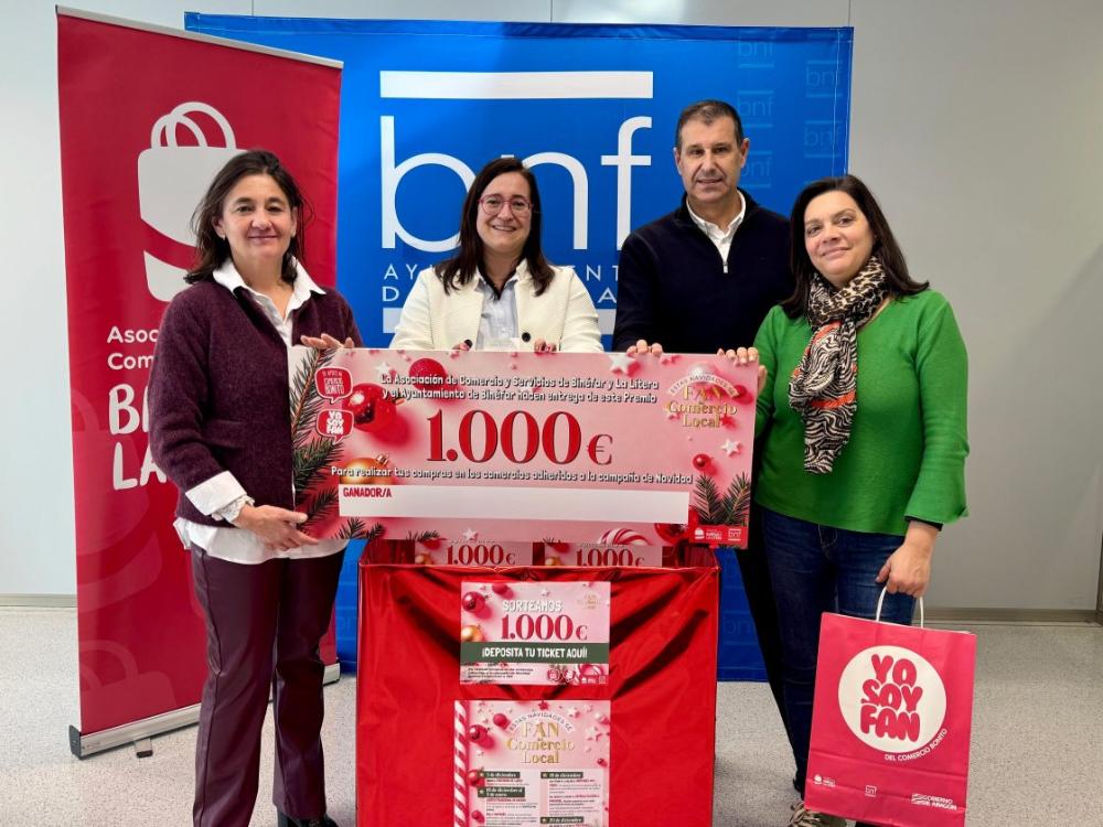 Imagen El comercio de Binéfar sortea los 1.000 euros con los que se premia la fidelización en establecimientos locales esta Navidad