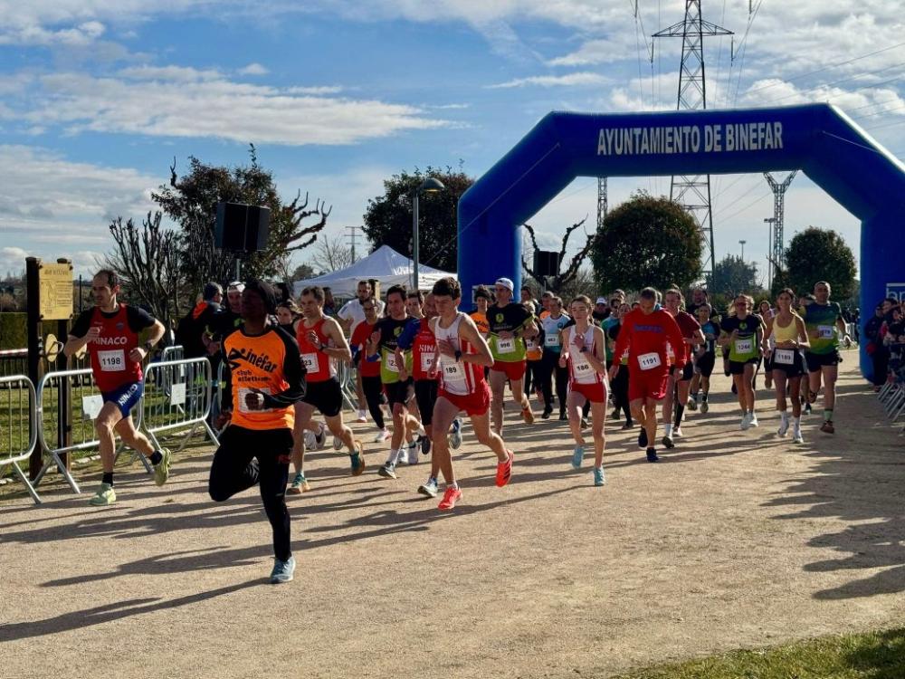 Imagen El Cross de San Quílez reúne en Binéfar a 450 atletas