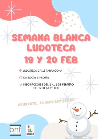 Imagen Inscripciones en la Ludoteca en Semana Blanca