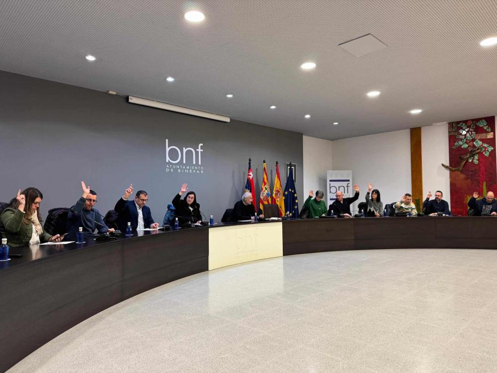 Imagen El pleno del Ayuntamiento de Binéfar aprueba su Plan Normativo para 2026