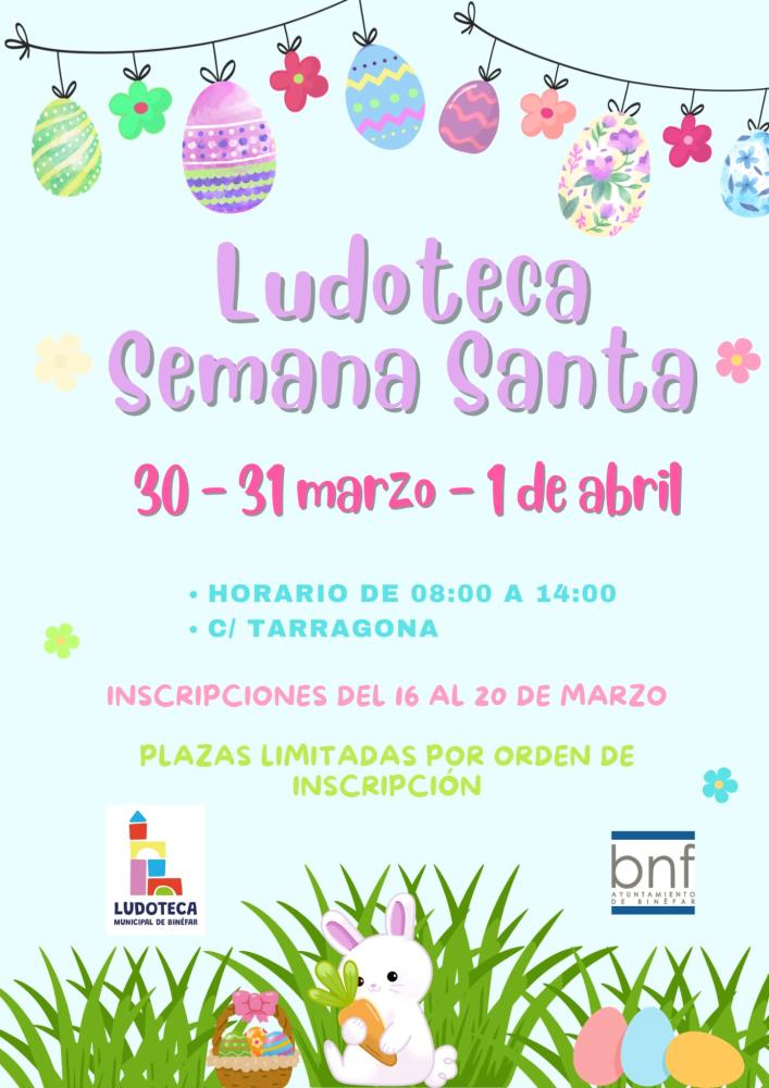 Imagen Inscripciones para la Ludoteca en Semana Santa