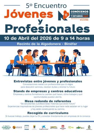 Imagen Binéfar reúne a cerca de 400 estudiantes para conocer las empresas y la...