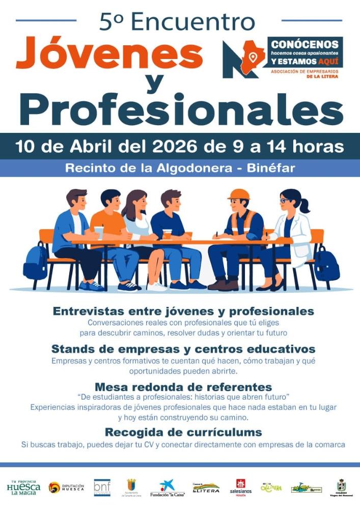 Imagen Binéfar reúne a cerca de 400 estudiantes para conocer las empresas y la formación del entorno