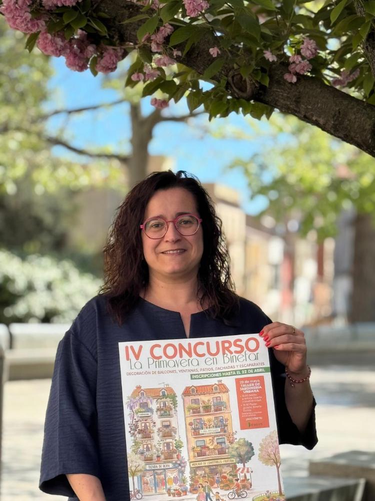 Imagen El Ayuntamiento convoca el concurso ‘La primavera en Binéfar’ para particulares y empresas que engalanen sus fachadas o escaparates con adornos florales