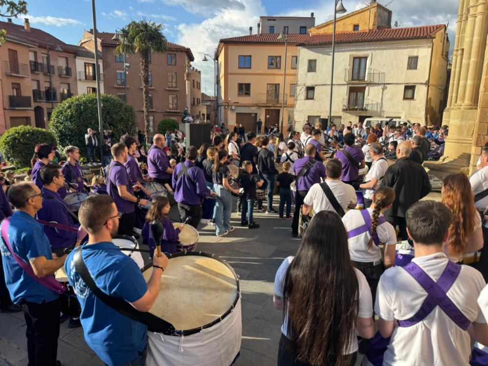 Imagen Binéfar reunirá el sábado 18 a unos 200 tambores y bombos en la IX Tamborrada