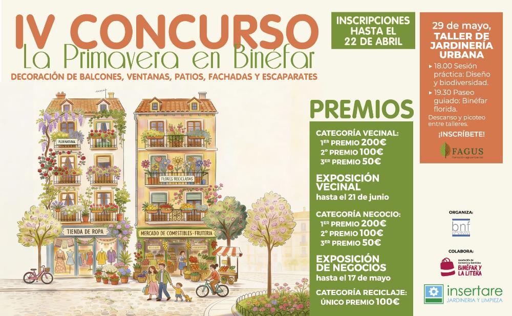 Imagen Medio Ambiente organiza un taller de jardinería urbana con motivo del concurso ‘La primavera en Binéfar’
