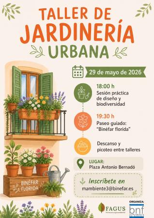 Imagen Taller de jardinería urbana