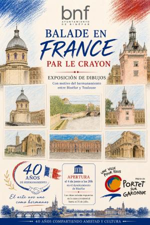 Imagen Exposición de dibujos de Francia y Binéfar