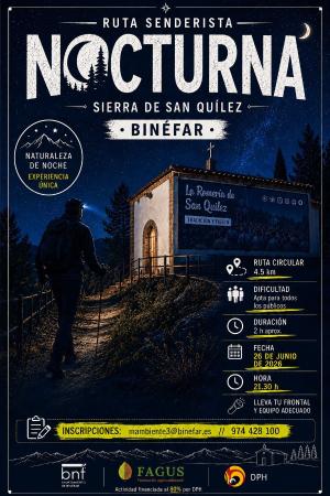 Image Ruta nocturna San Quílez