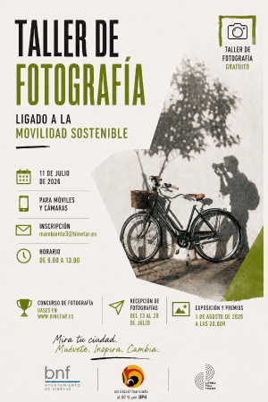 Imagen Taller y concurso de fotografía sobre movilidad sostenible