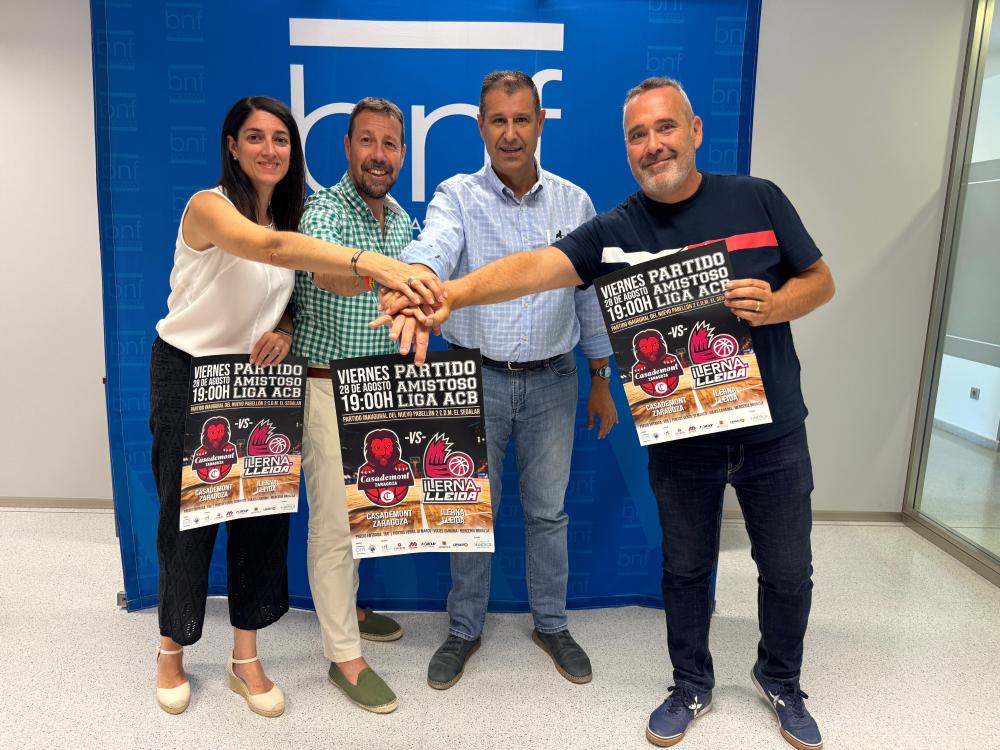 Imagen El nuevo pabellón polideportivo de Binéfar se estrena con el partido de ACB Liga Endesa entre Casademont Zaragoza e Ilerna Lleida
