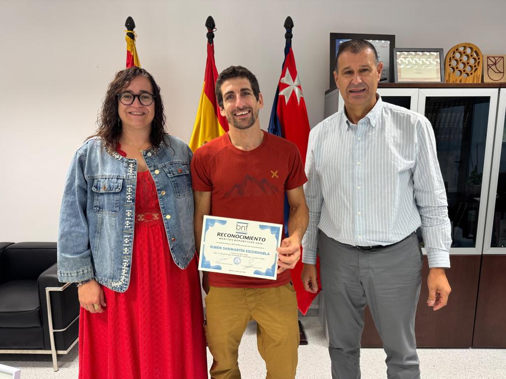 Imagen El Ayuntamiento de Binéfar felicita al alpinista Rubén Sanmartín por obtener el Piolet de Oro
